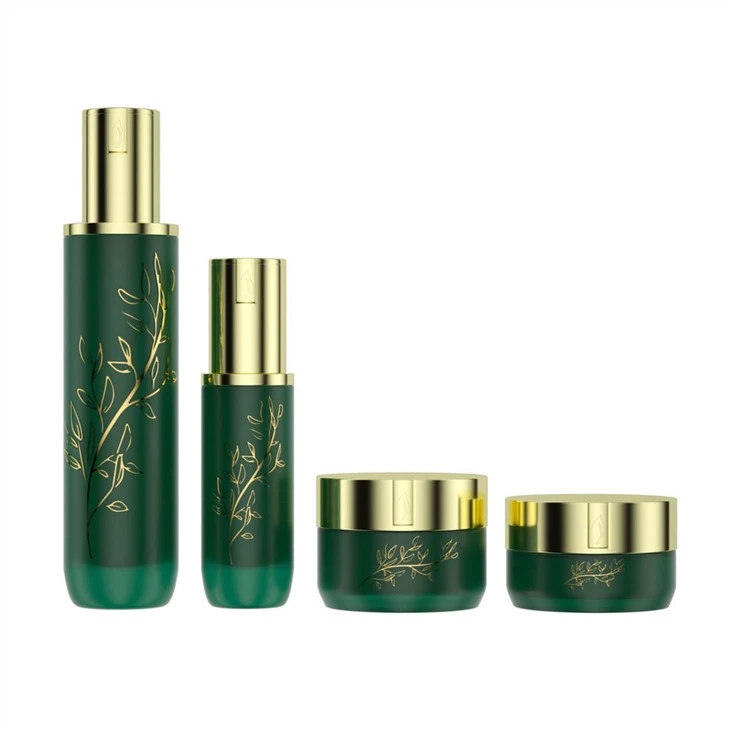 Lotion Pump Skincare Glass Bottle