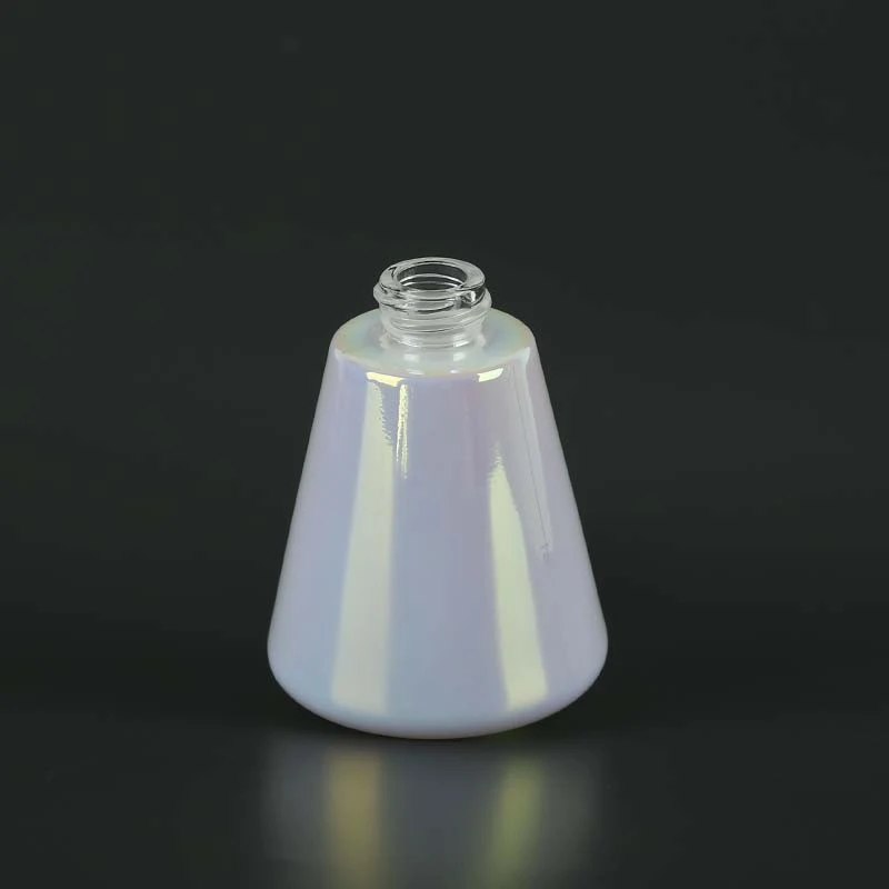 Customize 30ml Glass Dropper Bottles Electroplated Cosmetic Container